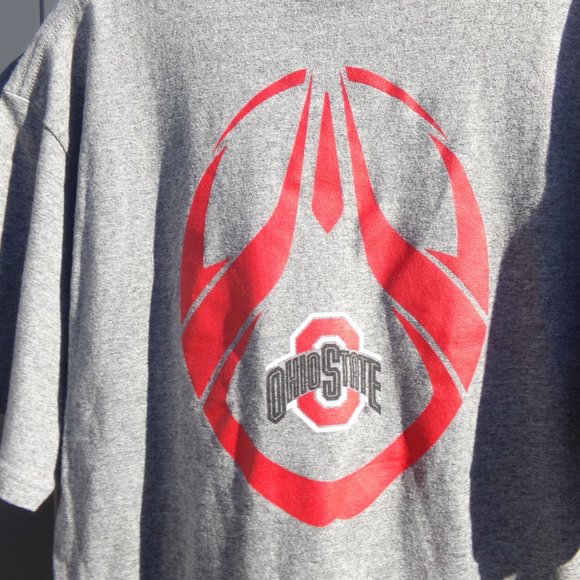 Nike Gray Ohio State Graphic Design Short Sleeve Tee- Size M - Picture 4 of 5